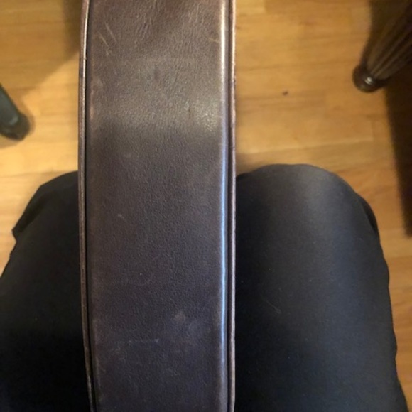 Coach Brown Suede & Leather Handbag - Picture 5 of 5